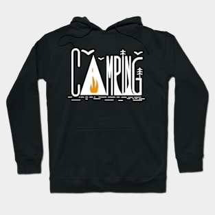 Campfire Letters: Embrace Nature's Call Hoodie